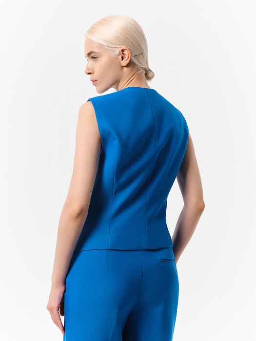 Жилет из костюмной ткани : фото №6