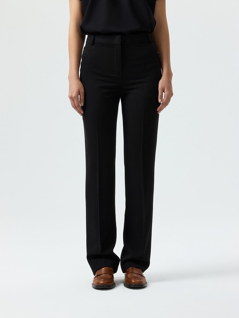 Зауженные брюки из лиоцелла