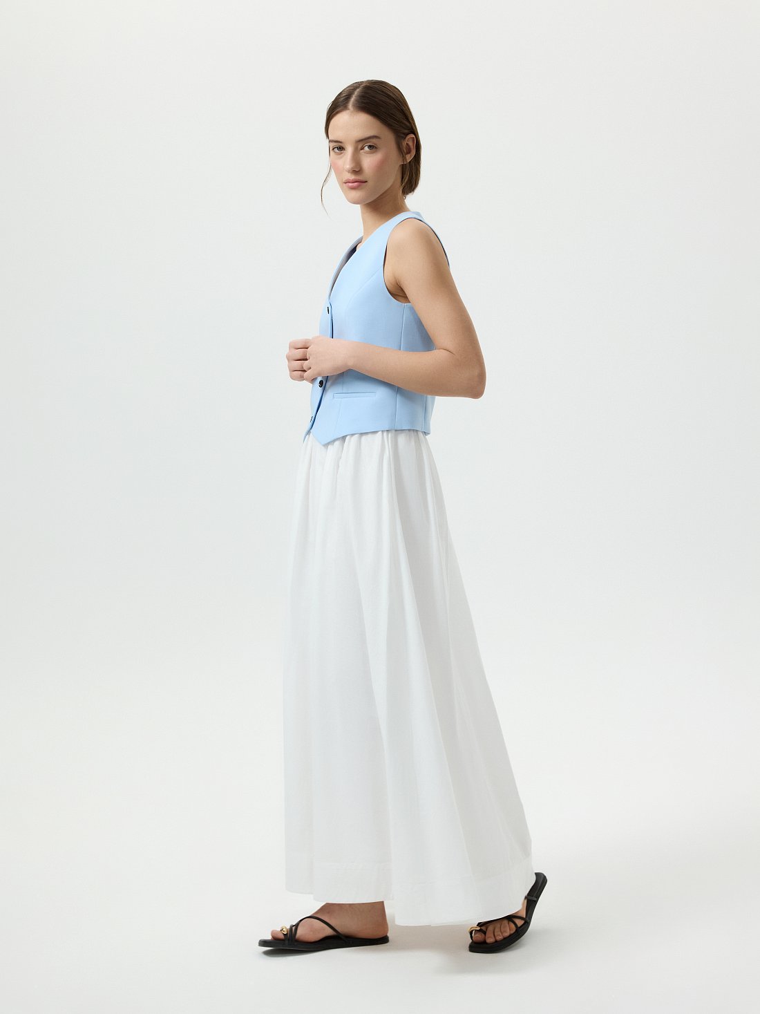 Юбка-макси из хлопка: фото №1