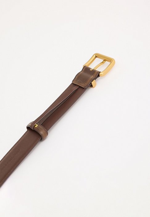 Ремень из гладкой натуральной кожи: фото №3