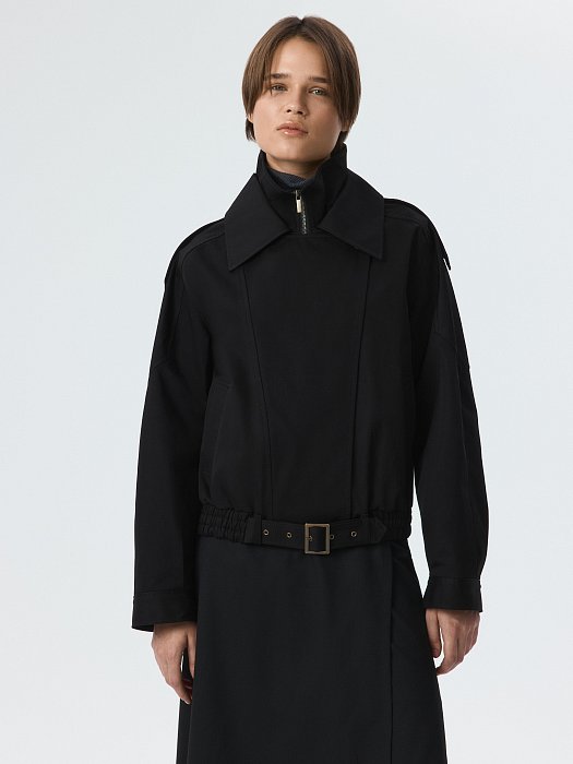 Объемная куртка из хлопка: фото №3