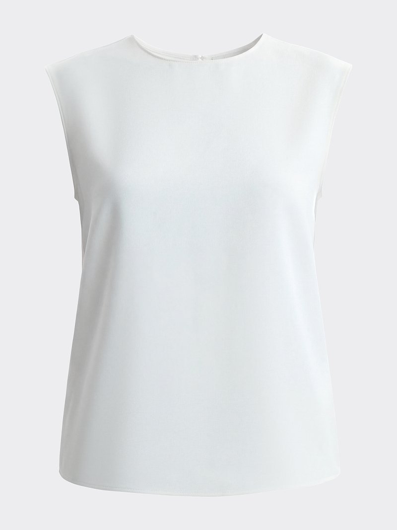 Топ из атласной ткани