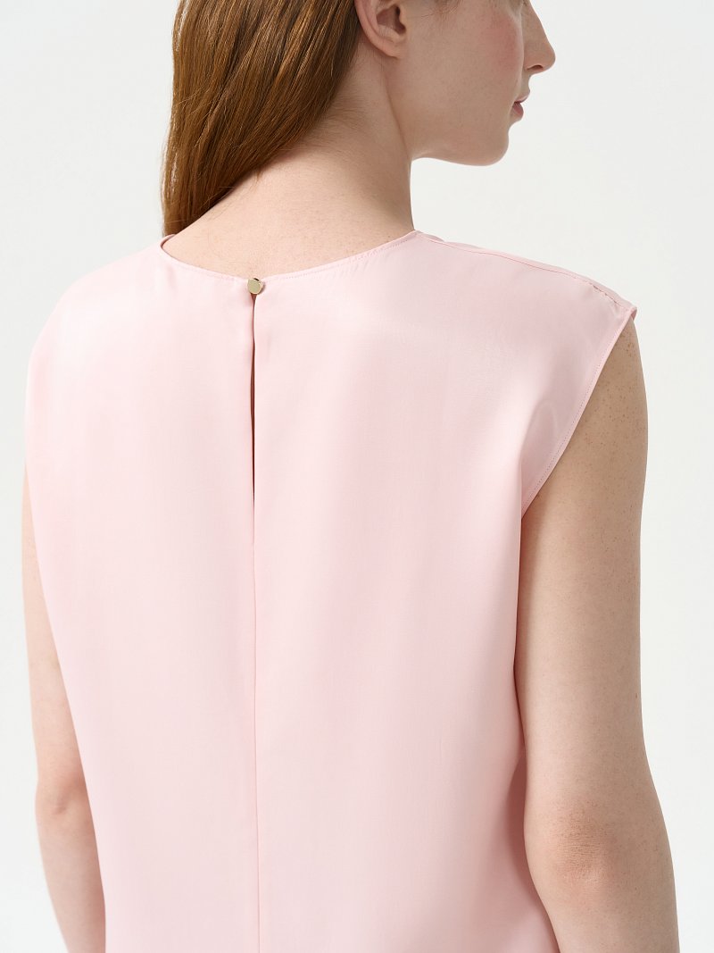 Прямой топ из сатина