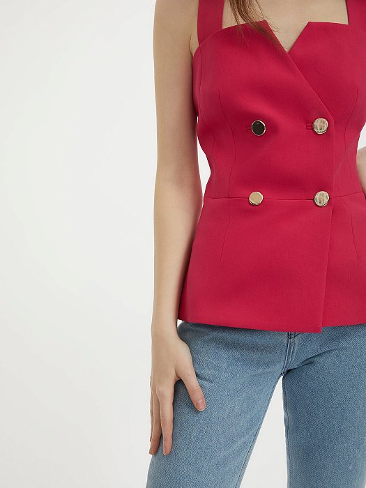 Жилет со съемными бретелями: фото №3