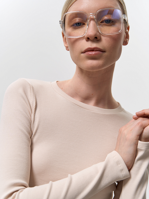 Укороченный лонгслив из хлопка 