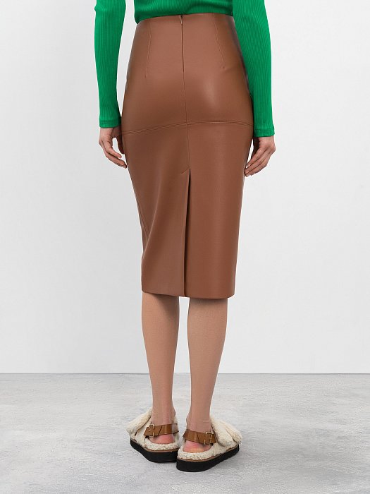 Юбка-карандаш из экокожи : фото №2