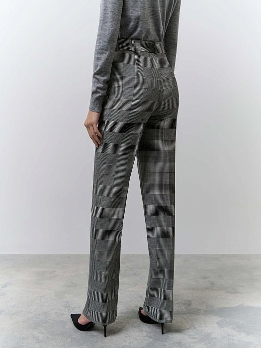 Прямые брюки с добавлением шерсти: фото №6