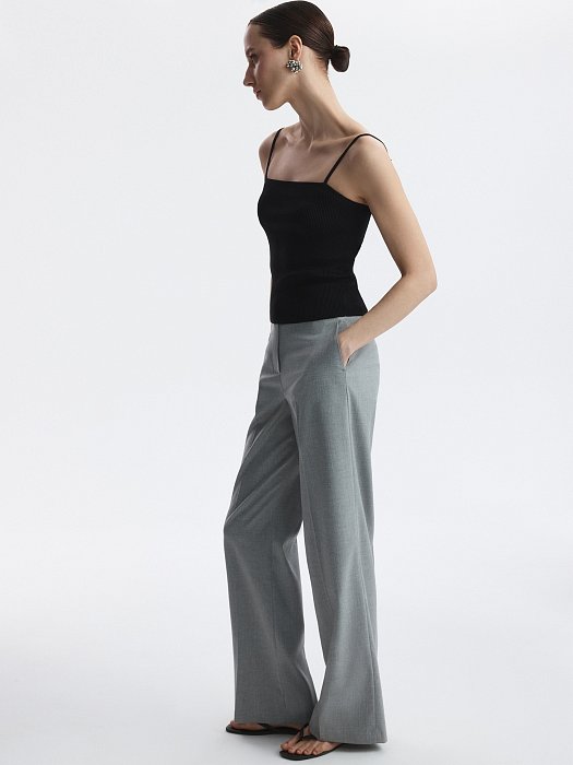 Трикотажный топ на бретелях: фото №5