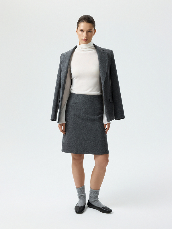 Мини-юбка из твида