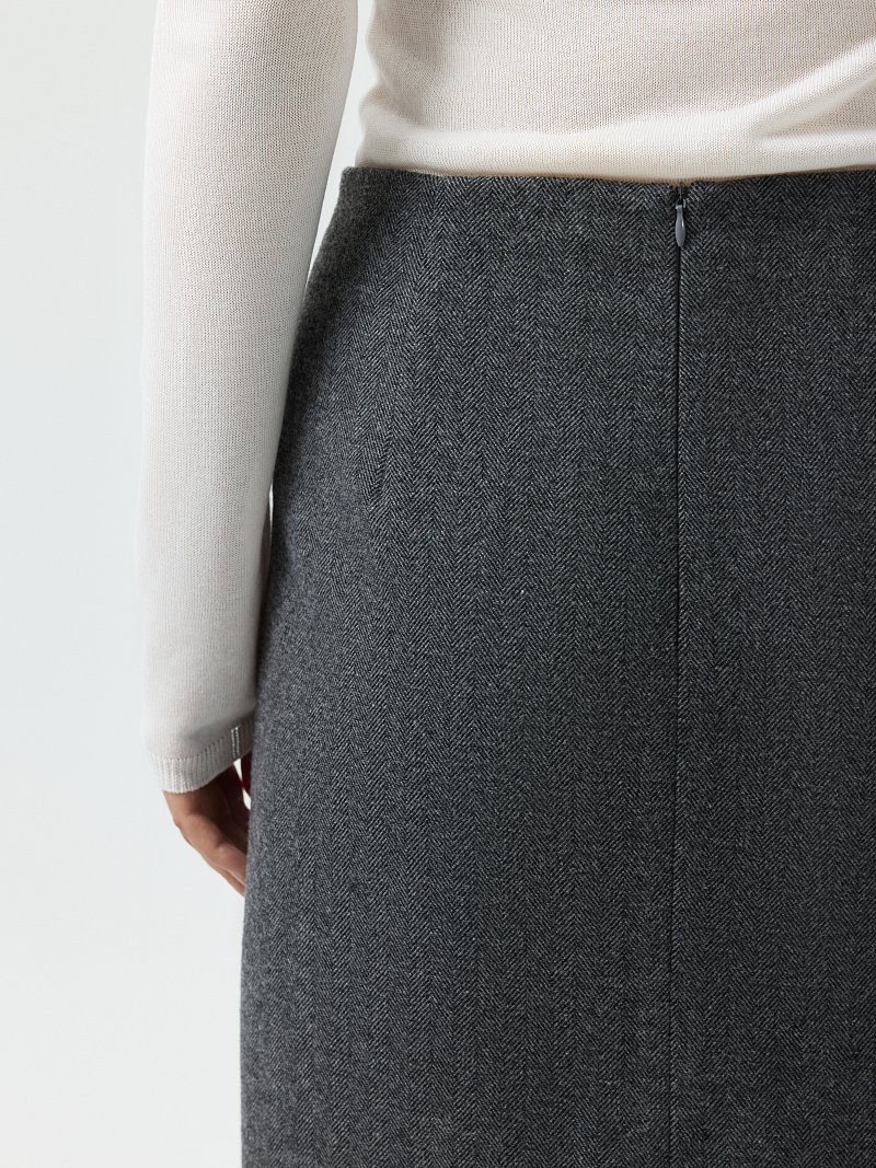 Мини-юбка из твида