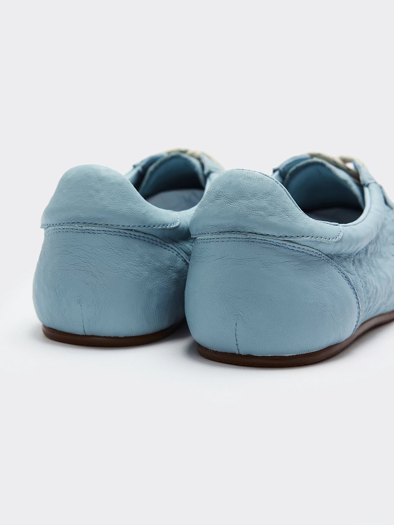 Кроссовки из натуральной кожи 