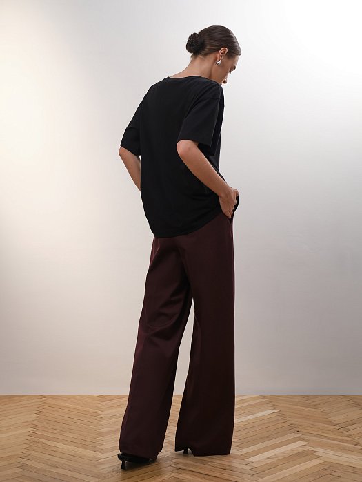 Широкие брюки на кулиске: фото №5