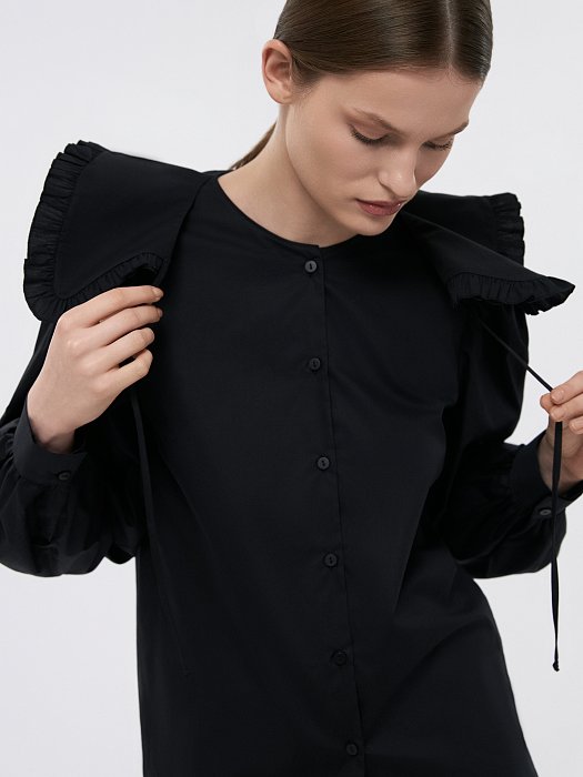Блуза со съемным воротником: фото №3