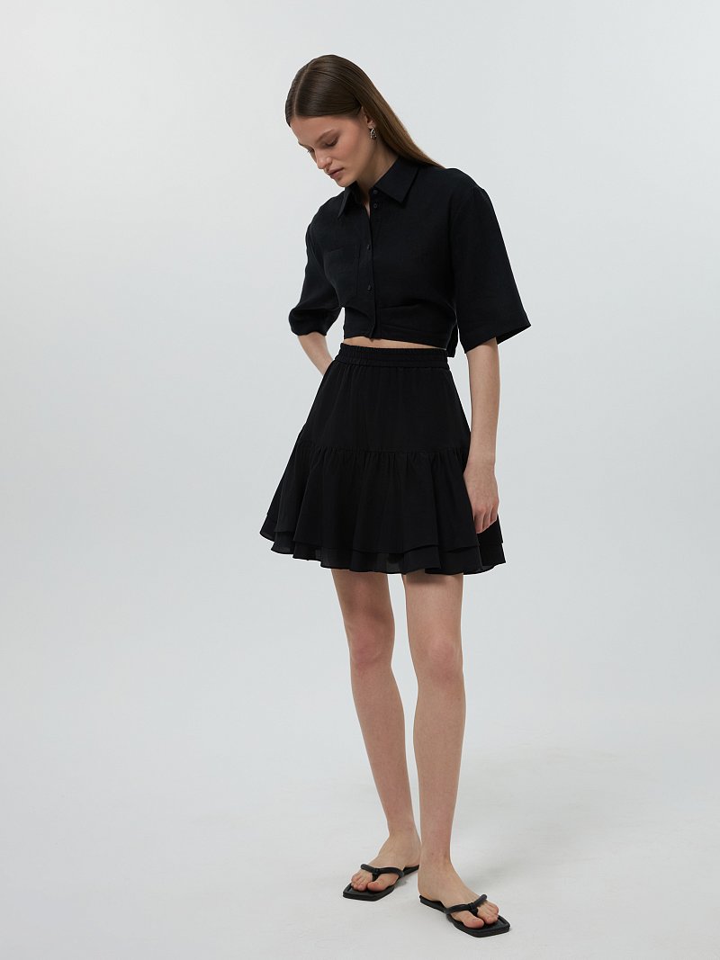 Юбка из смесового хлопка