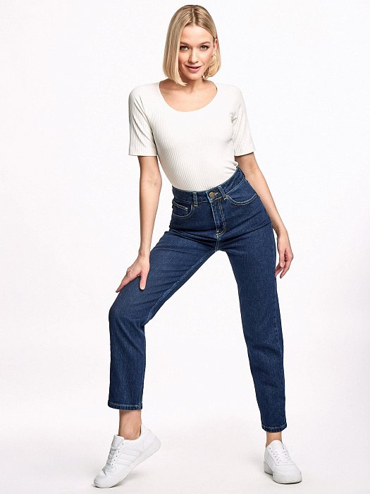 Укороченные джинсы: фото №4