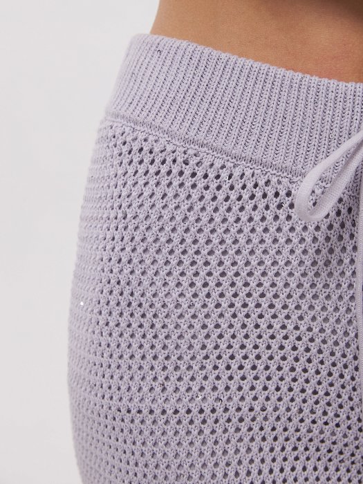 Вязаные брюки с пайетками: фото №5