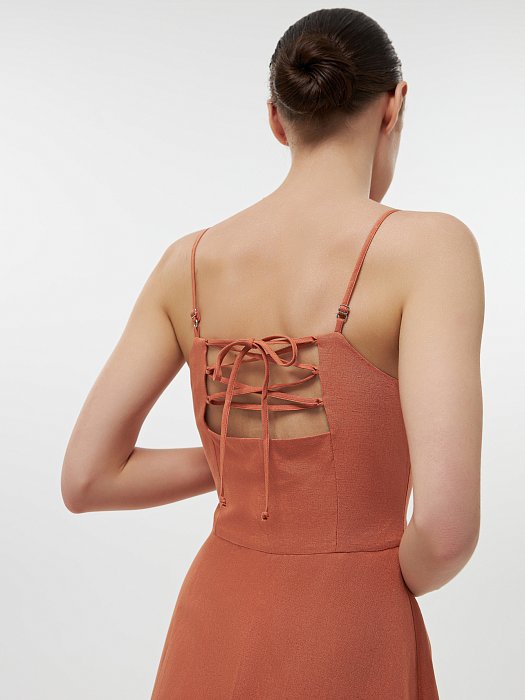 Сарафан из смесового льна: фото №4