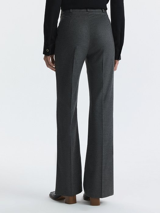 Расклешенные брюки из фланели: фото №5