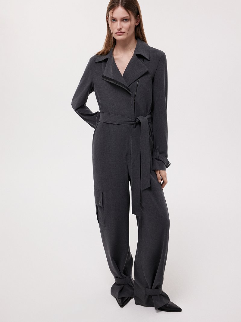 Брючный комбинезон на молнии