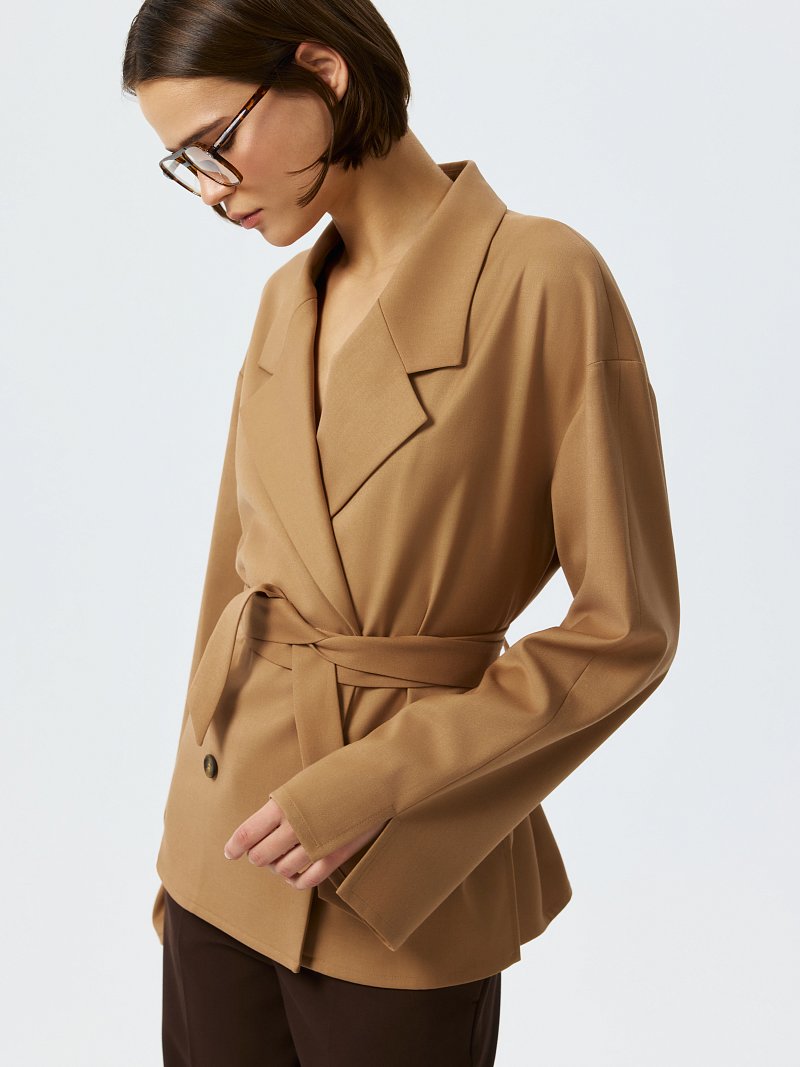 Жакет с поясом (Р158)