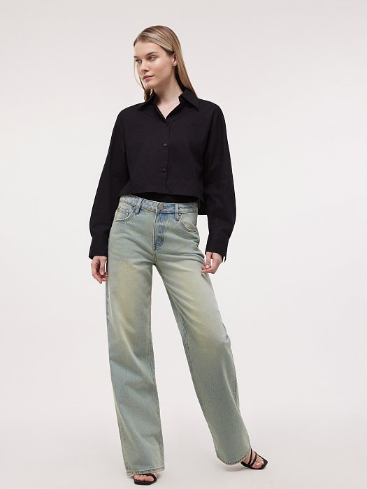 Рубашка-трансформер из хлопка: фото №6