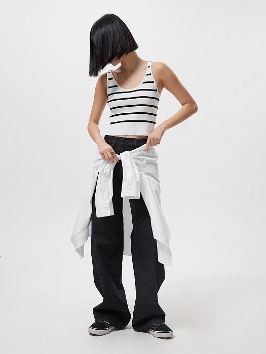 Кроп-топ в полоску: фото №5