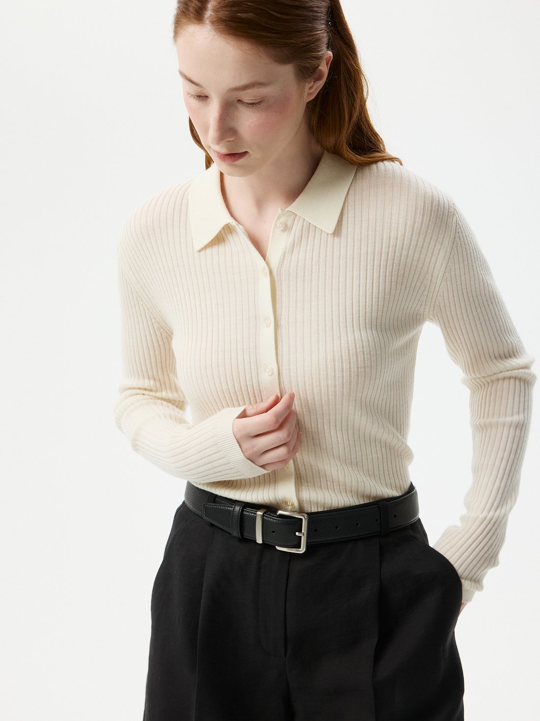 Ремень из зернистой кожи: фото №1