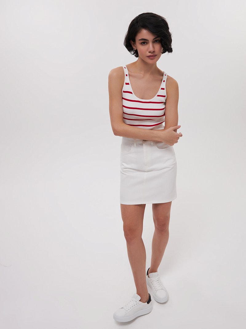 Кроп-топ в полоску