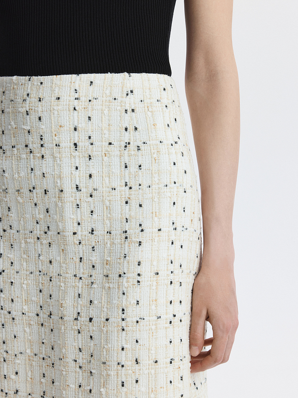 Юбка-трапеция мини