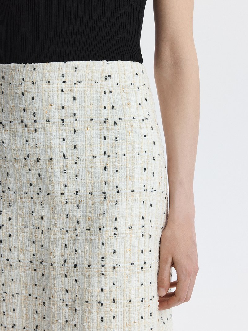 Юбка-трапеция мини