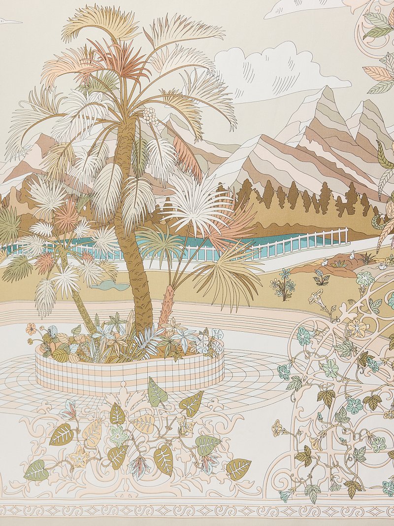 Платок с натуральным шелком