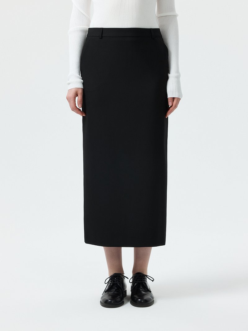 Костюмная юбка-макси