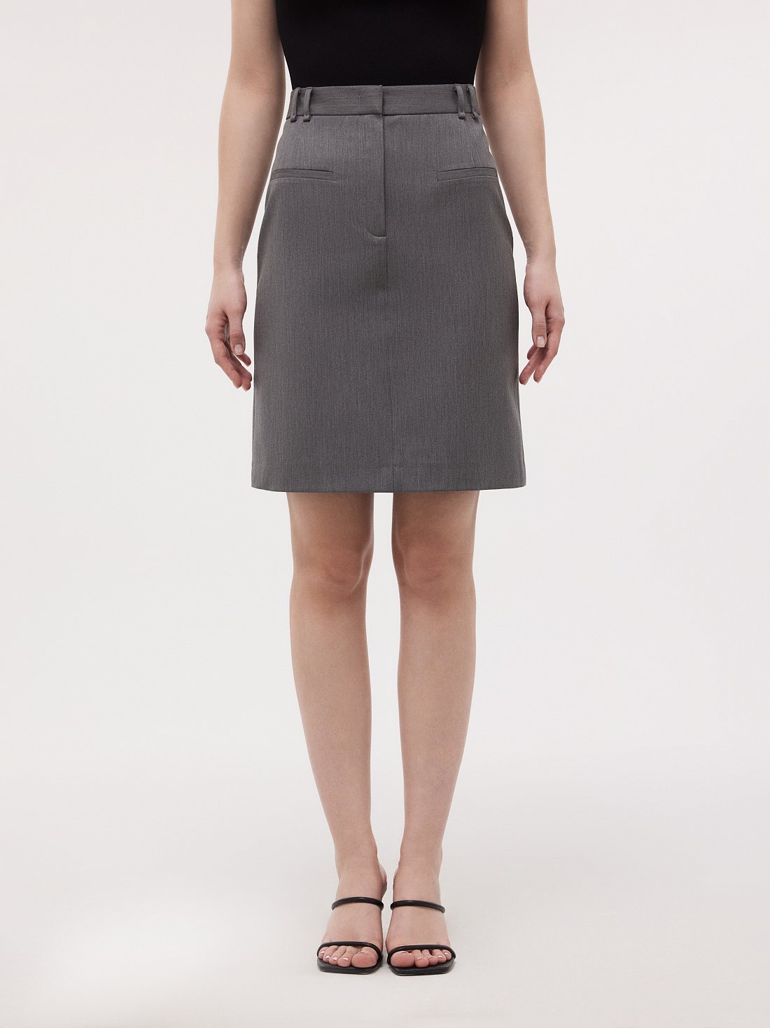 Мини-юбка с декоративными карманами: фото №1