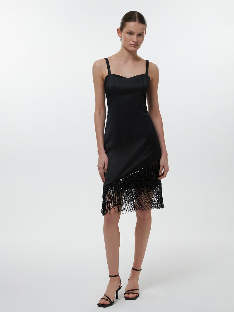Платье с бахромой