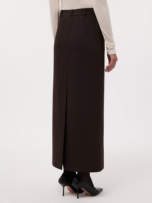 Юбка-макси прямого кроя: фото №3