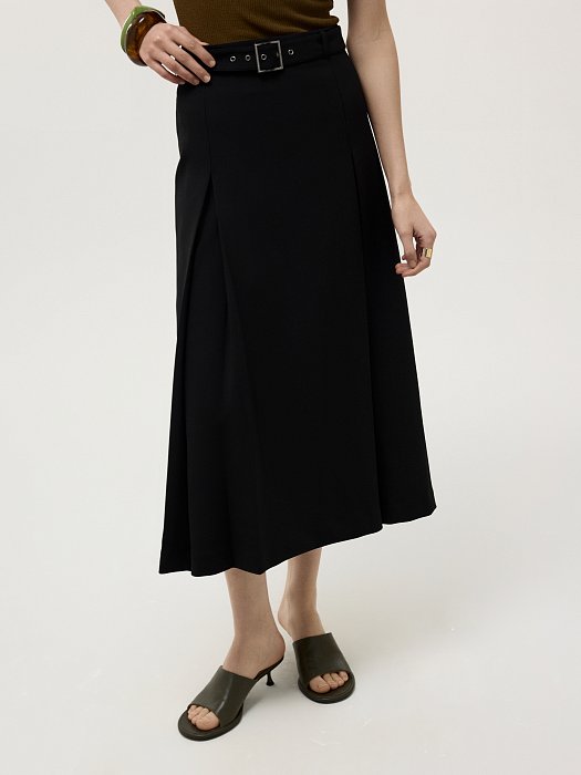 Юбка-миди со складками: фото №2
