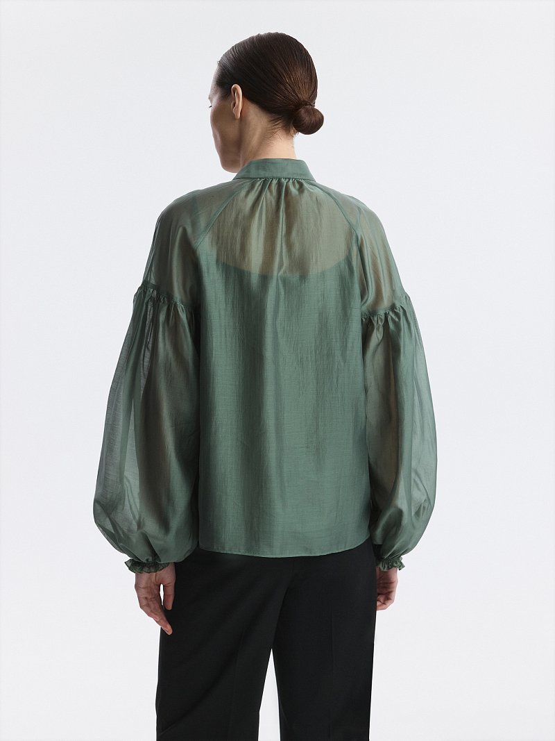 Свободная блуза из тенселя