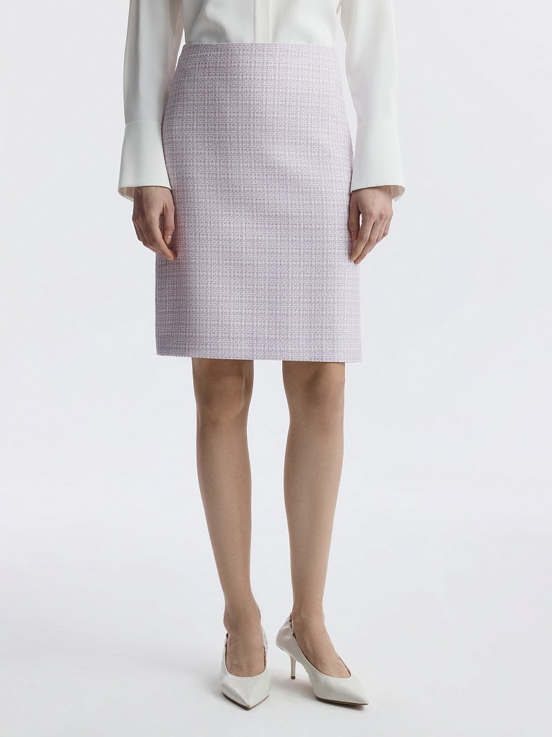 Мини-юбка из твида