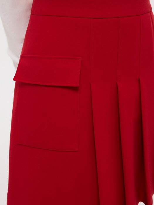 Расклешенная юбка со складками: фото №3