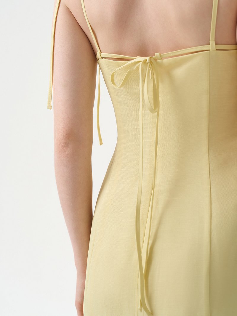 Платье-макси на бретелях