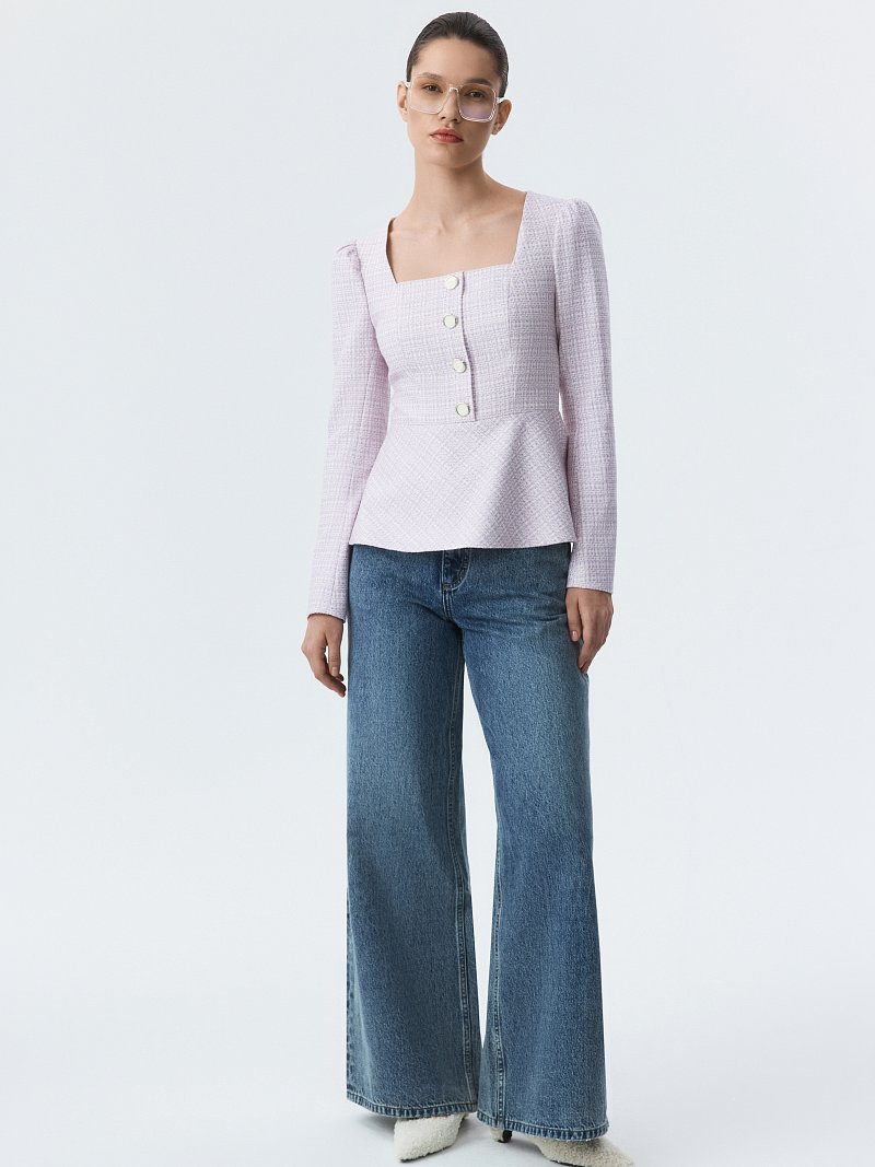 Блуза из твида