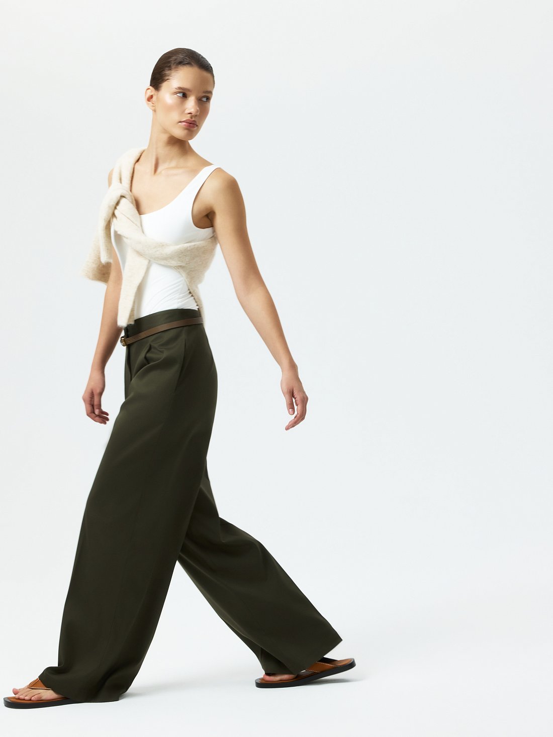 Широкие брюки со стрелками: фото №1