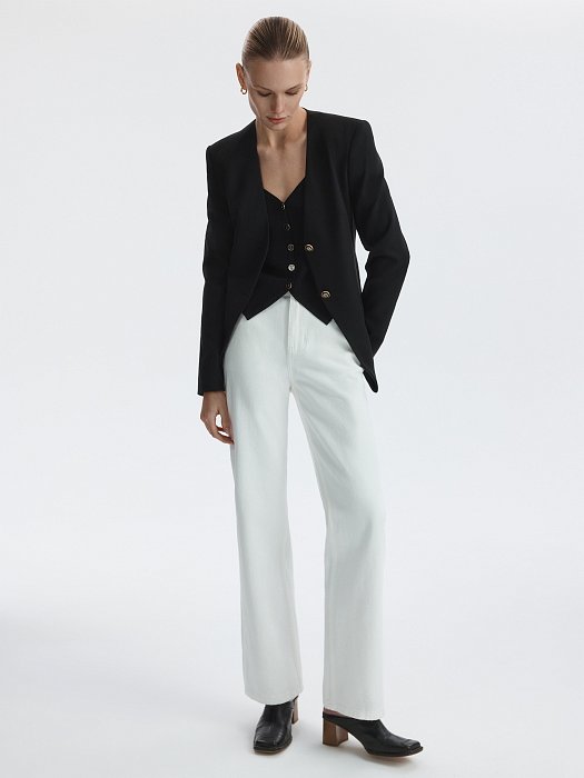 Вязаный топ на бретелях: фото №6