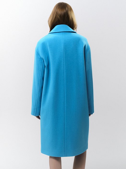 Пальто свободного силуэта из шерсти: фото №8