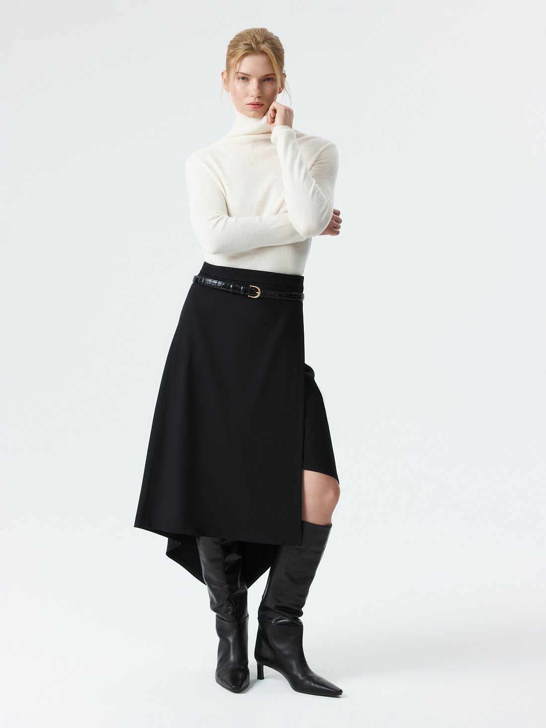 Асимметричная юбка на запах: фото №1