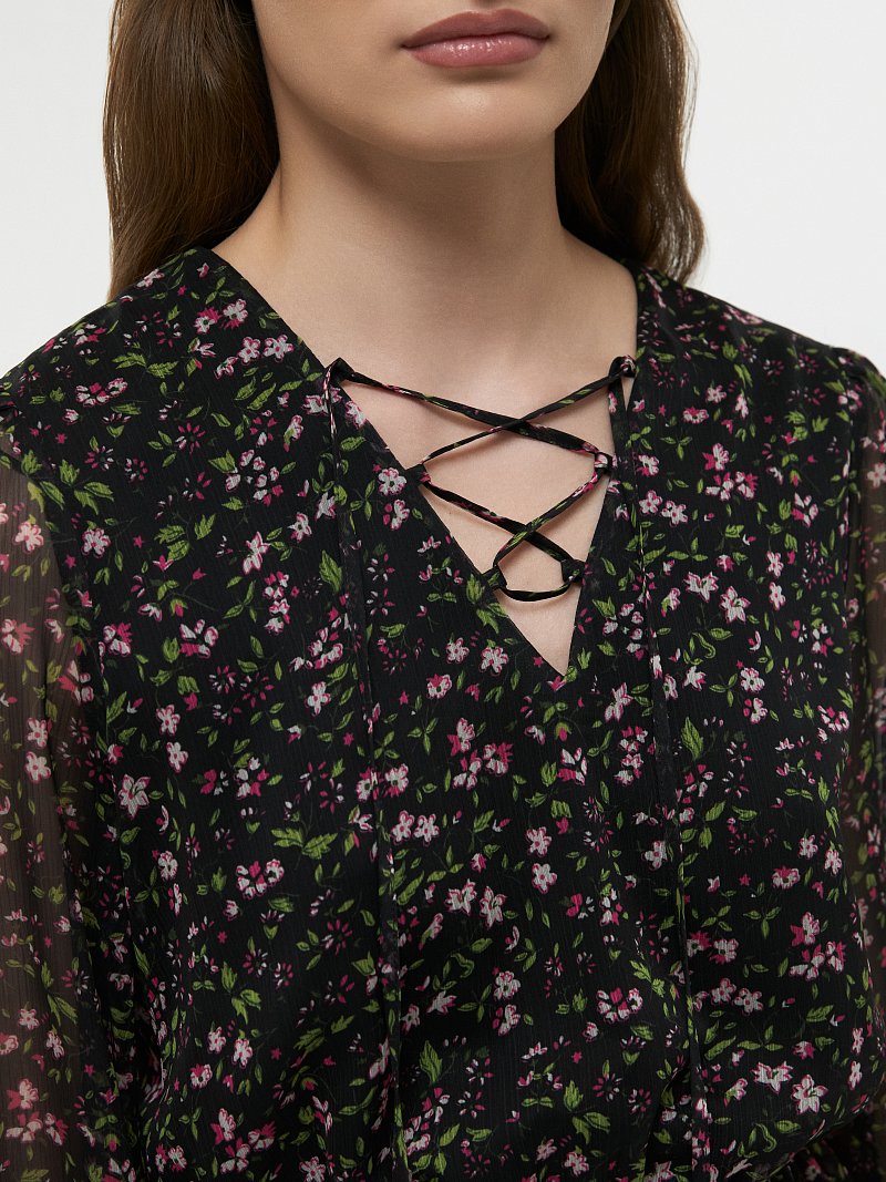 Платье из шифона