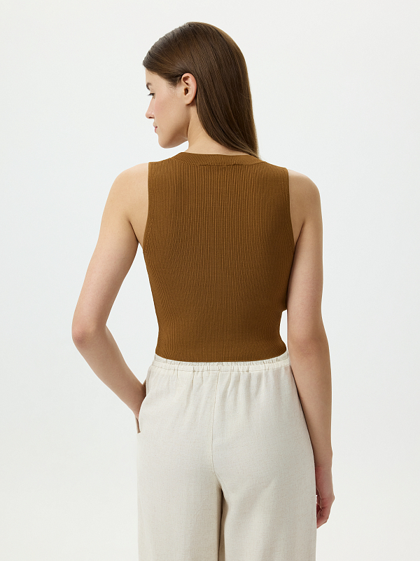 Укороченный топ из вискозы