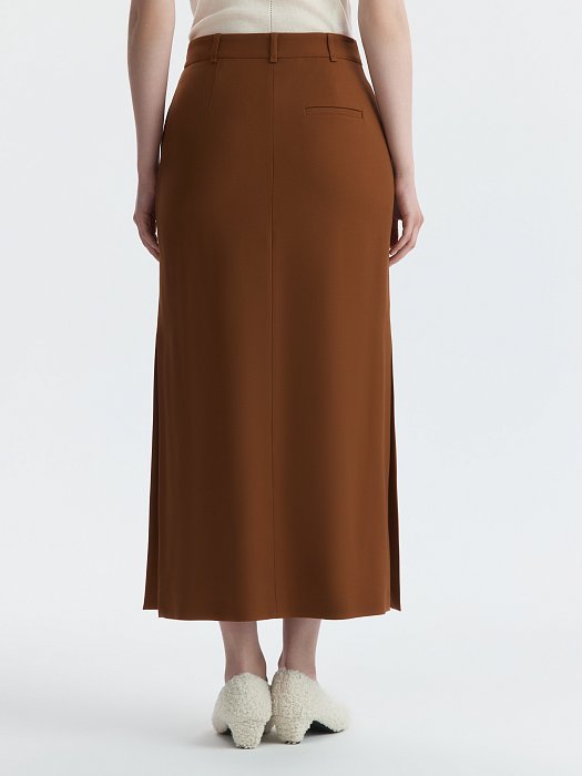 Прямая юбка из вискозы: фото №4