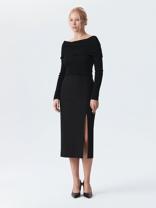 Юбка-миди из вискозы: фото №5