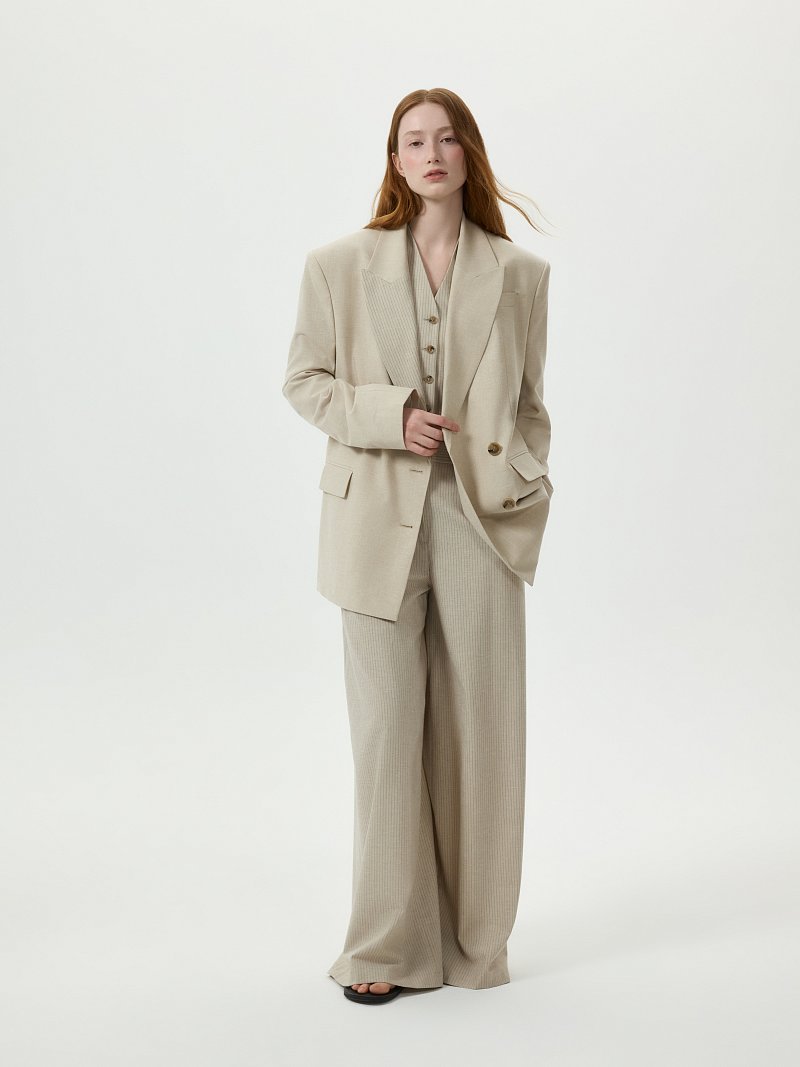 Жакет со льном 